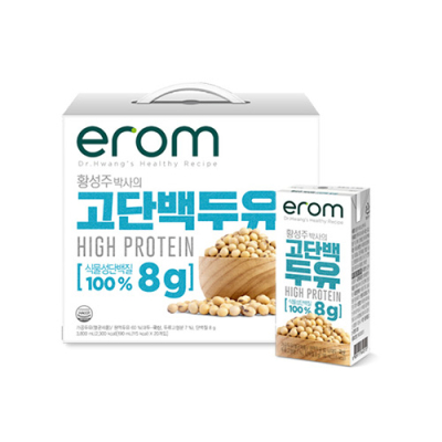 [이롬] 황성주 박사의 고단백 두유 190ml x 20입 x 3박스 (총 60입)