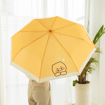 [카카오프렌즈] 3단 수동 우산